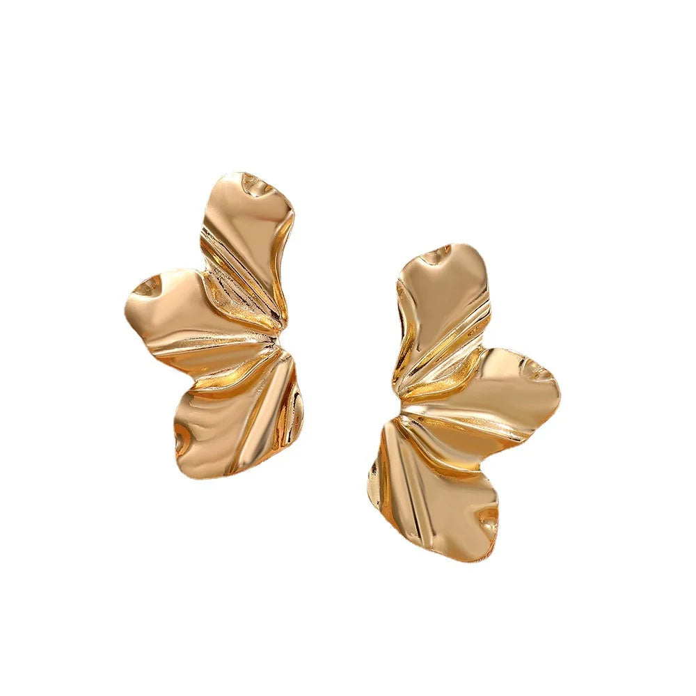 Tamika - french flower stud earrings