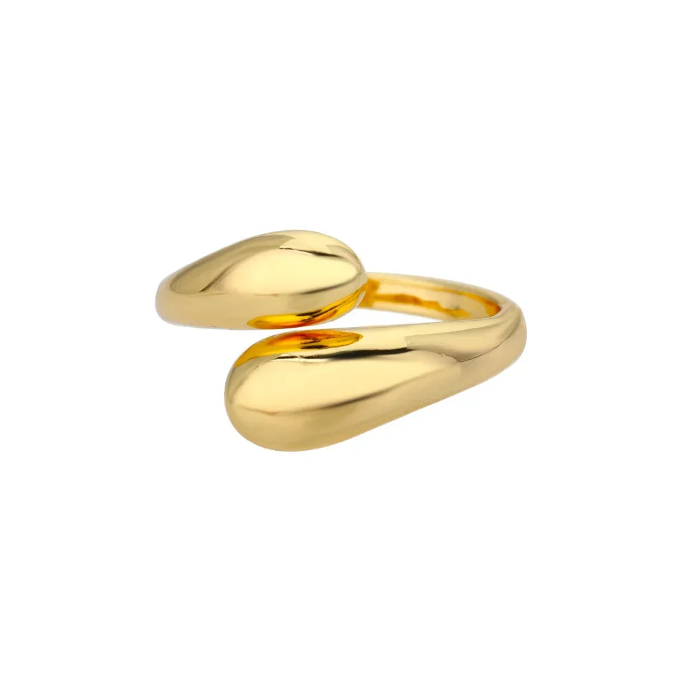 Double Ball Bead Stainless Steel Ring