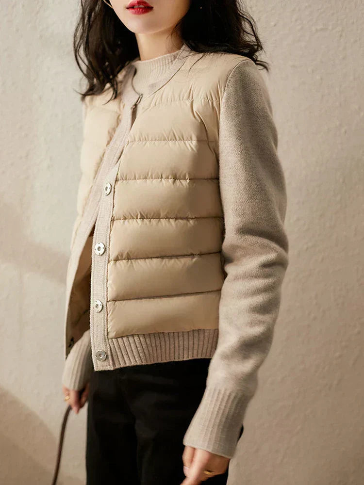 Ladies puffer jacket for women
