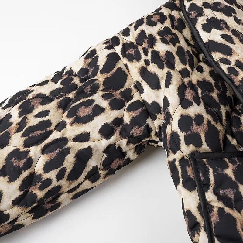 Women's leopard print cool jacket