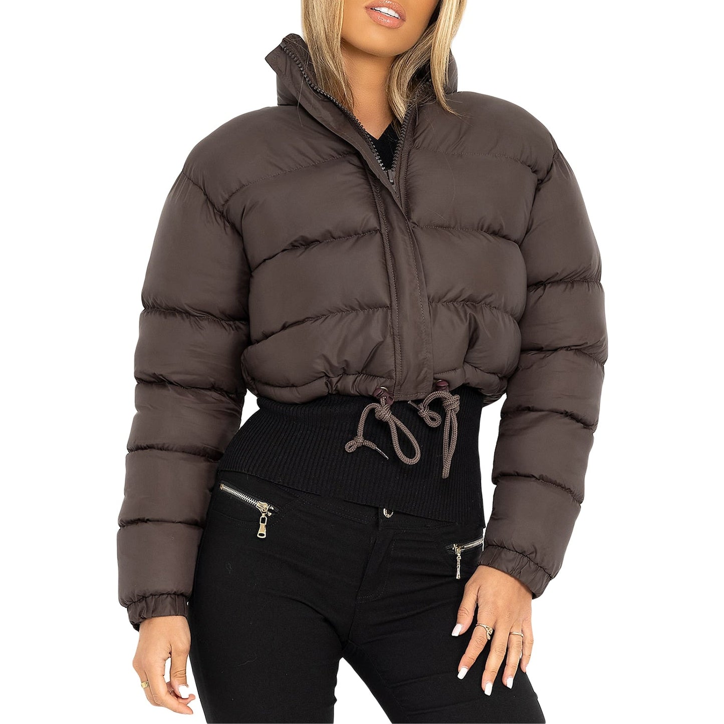 Women's warm padded winter jacket