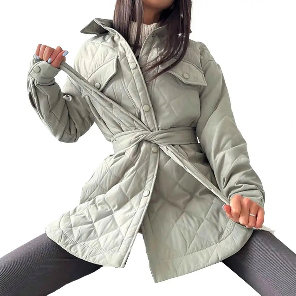Oversized Hooded Vintage Mid-Length Coat