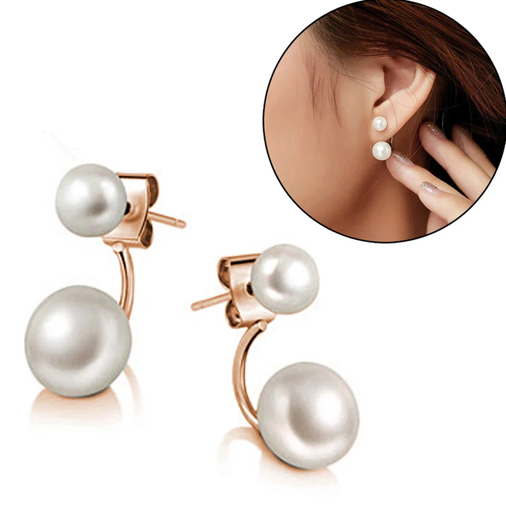 Double-Sided Drop Earrings