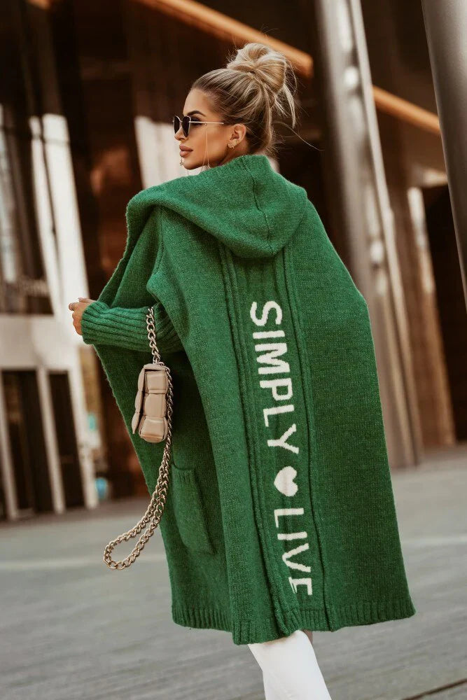 Women's long cardigan
