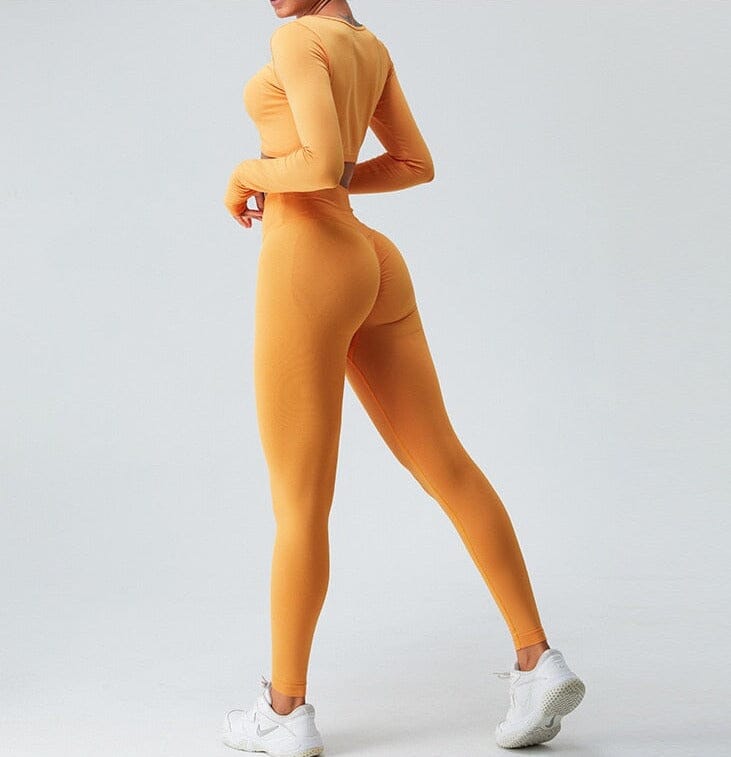 Elegant Fitness Set Leggings and Top