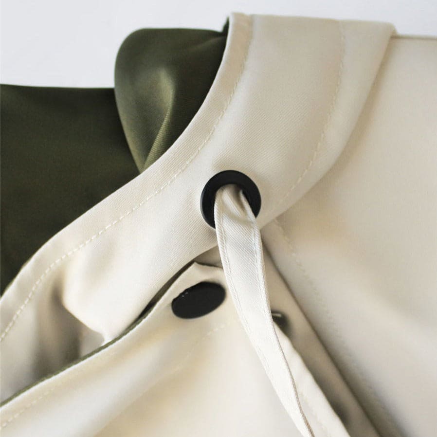 Women's windbreaker jacket with hood