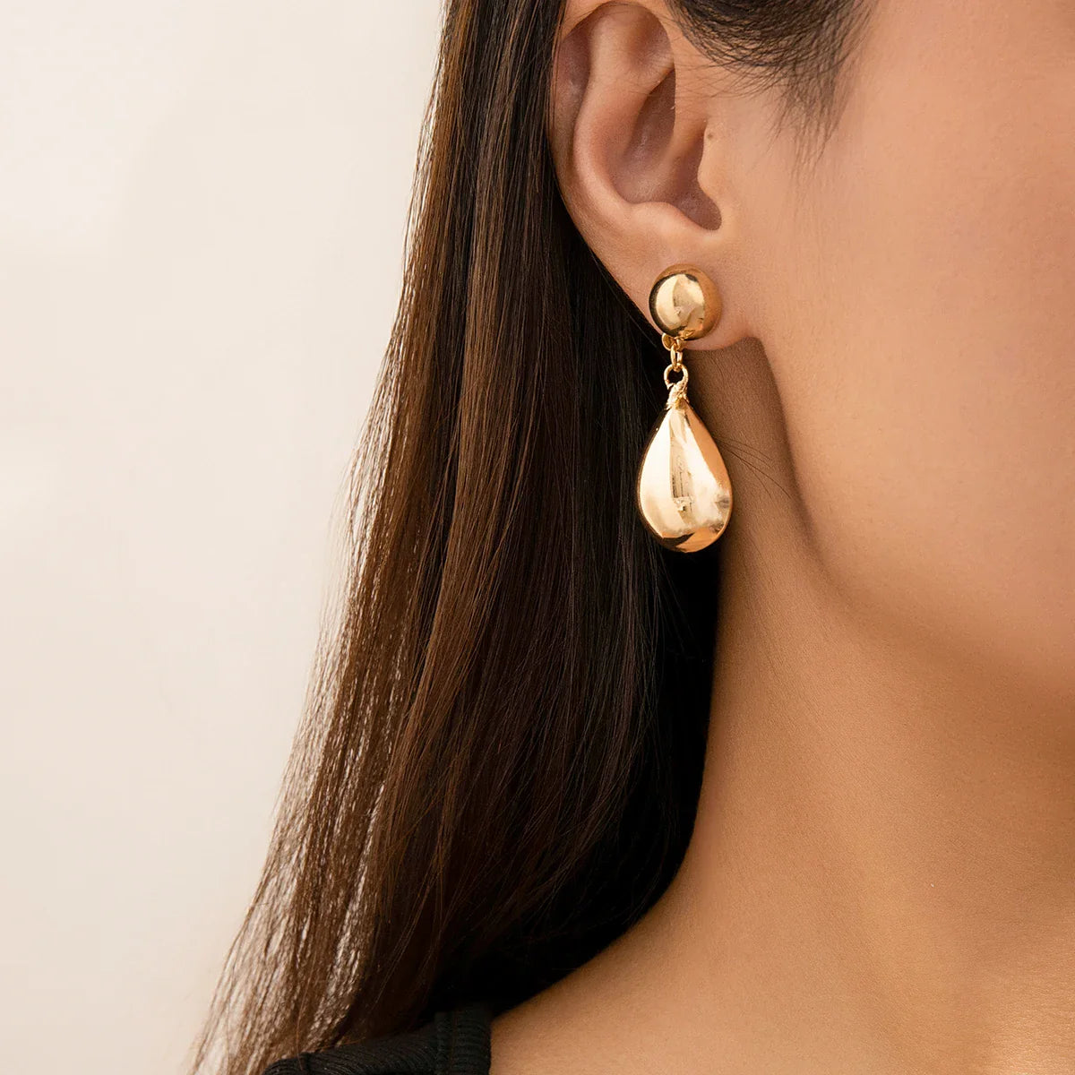 Geometric Teardrop Earrings