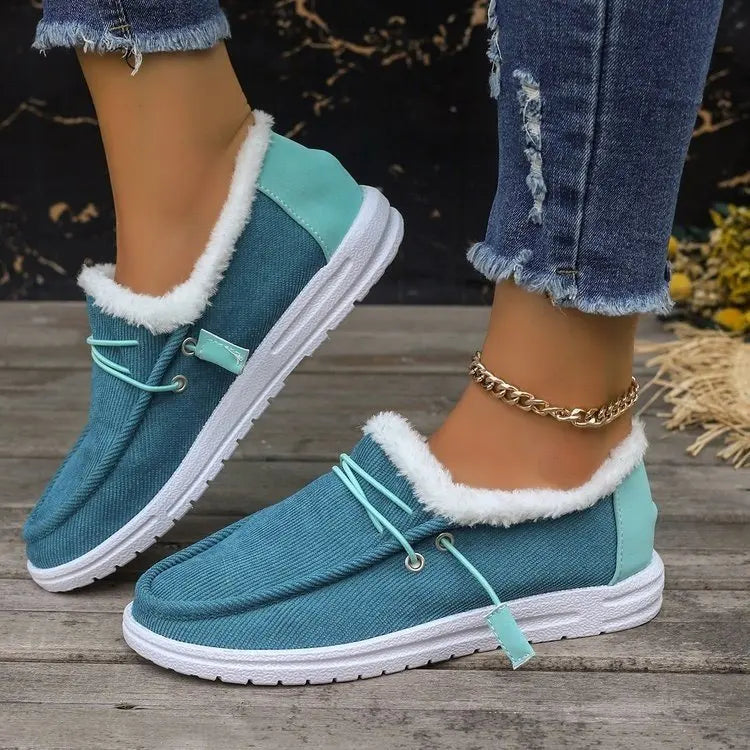Women's winter shoes with thick velvet