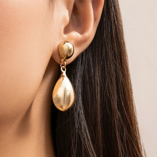 Geometric Teardrop Earrings