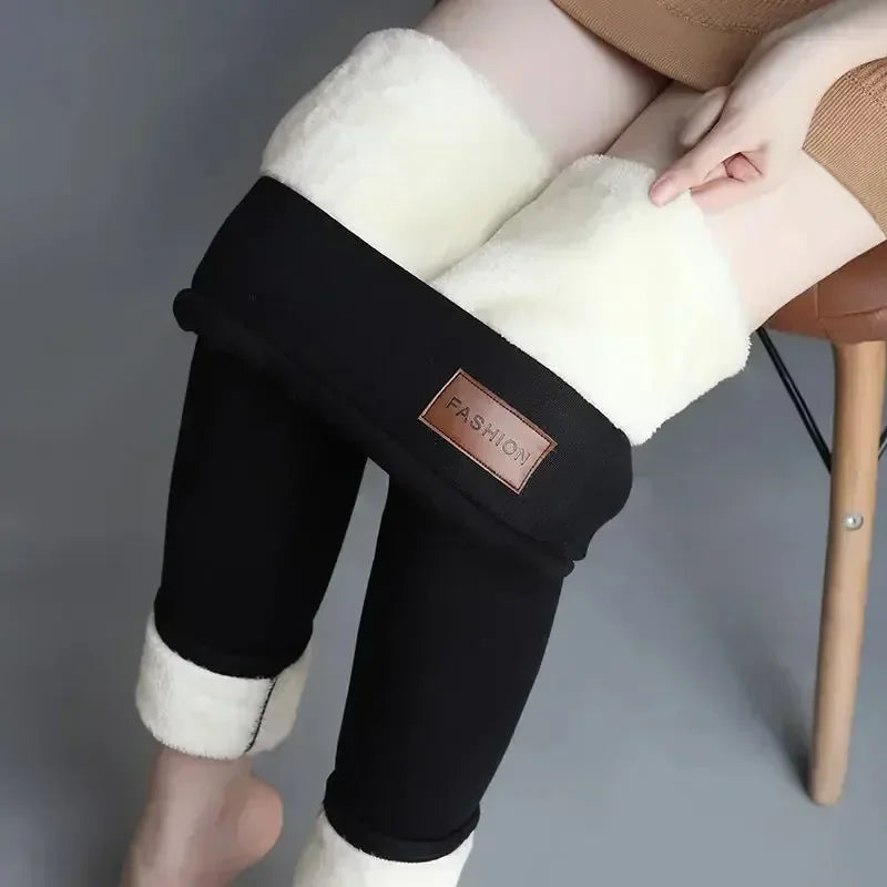Women’s Leggings – High Waist – Slim Fit – Fleece Lined – Stretch Knit Athleisure