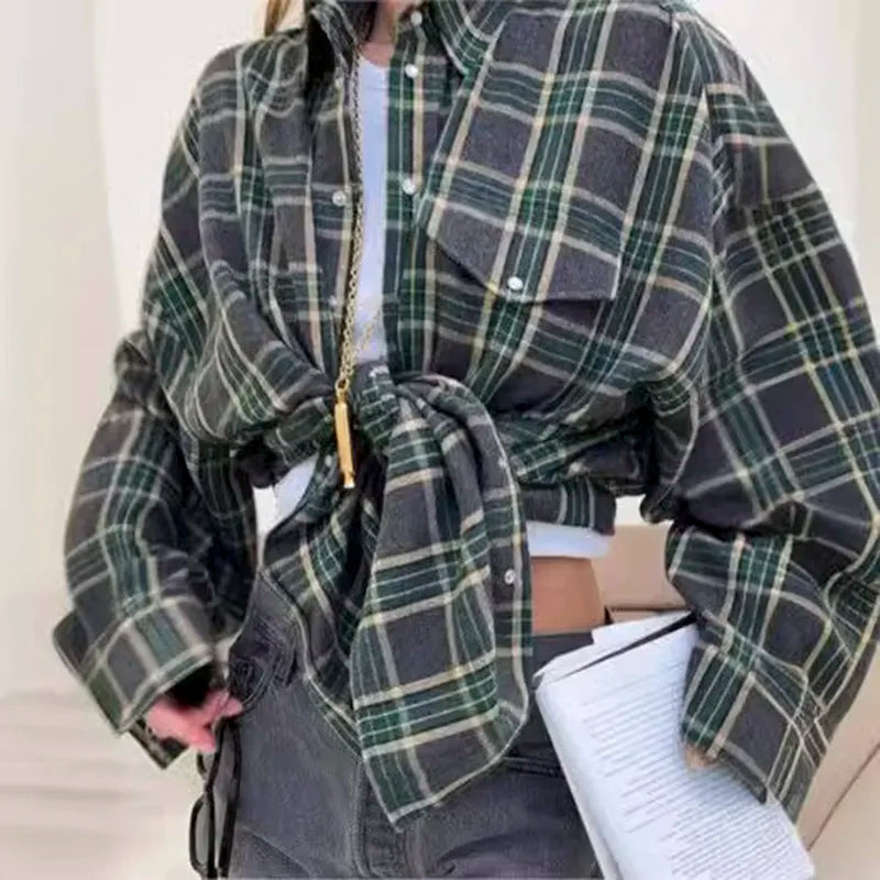 Women's vintage long sleeve sweater
