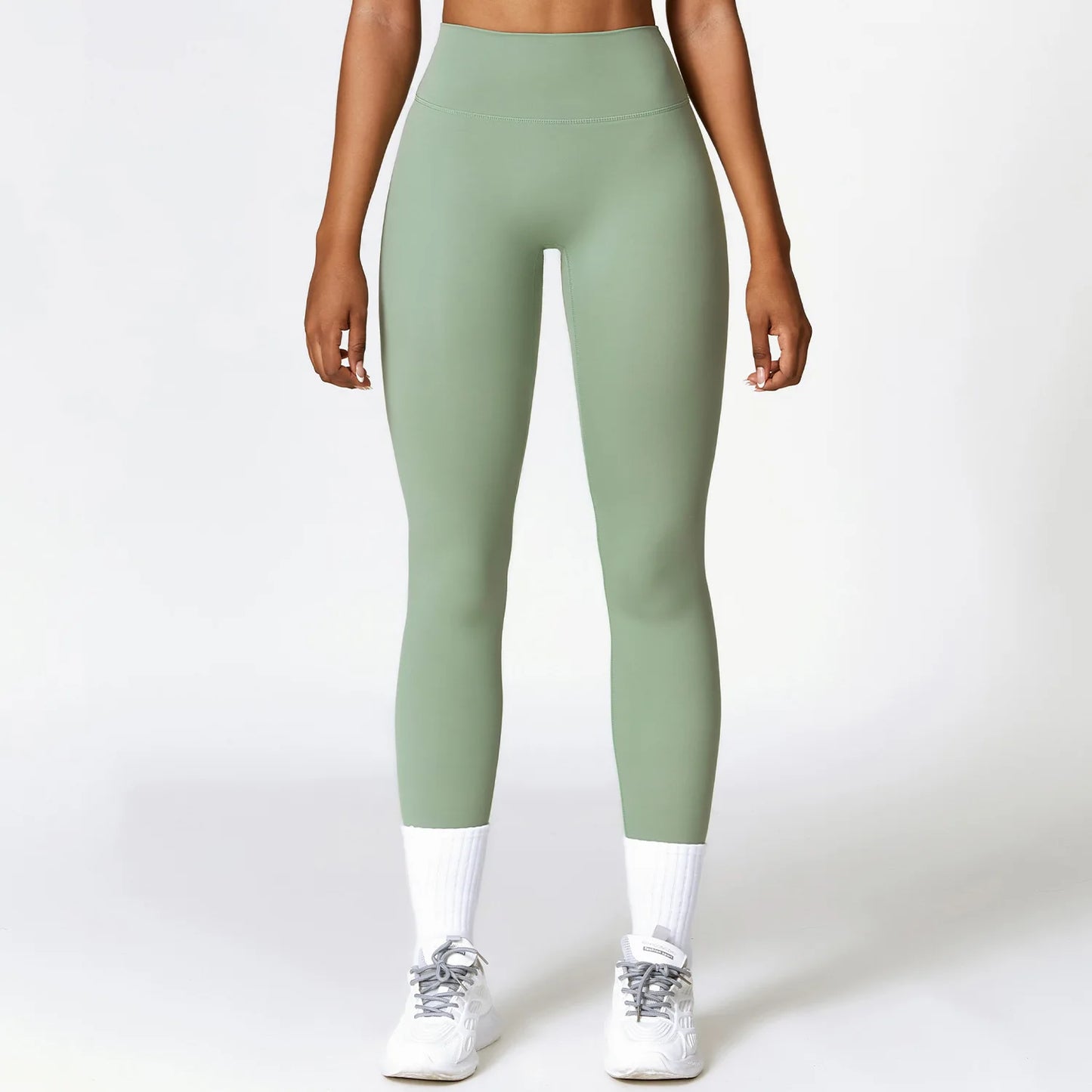 Women's high waist hip lifting quick-drying fitness leggings