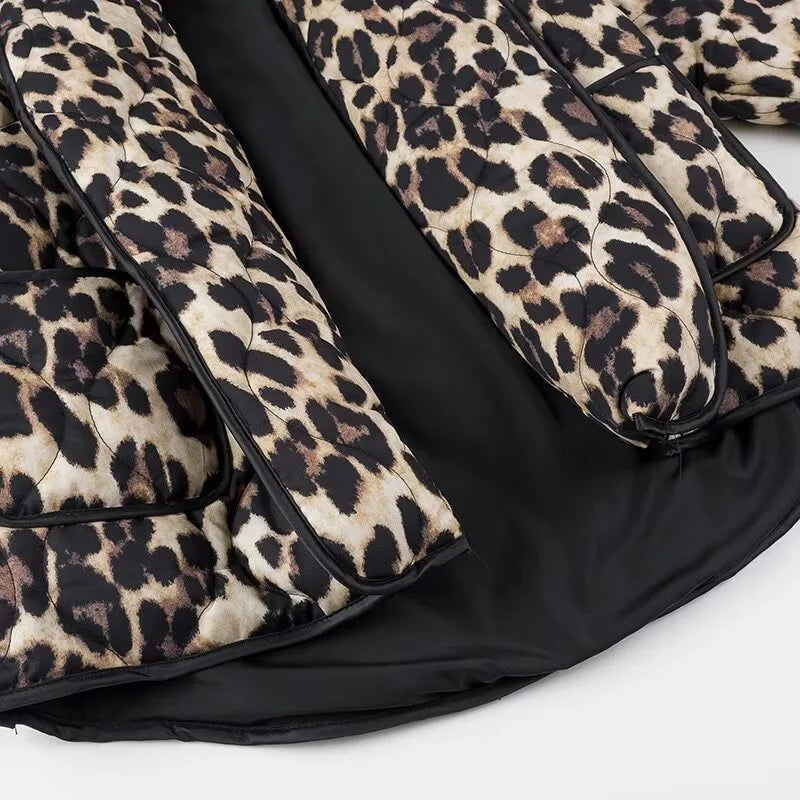 Women's leopard print cool jacket