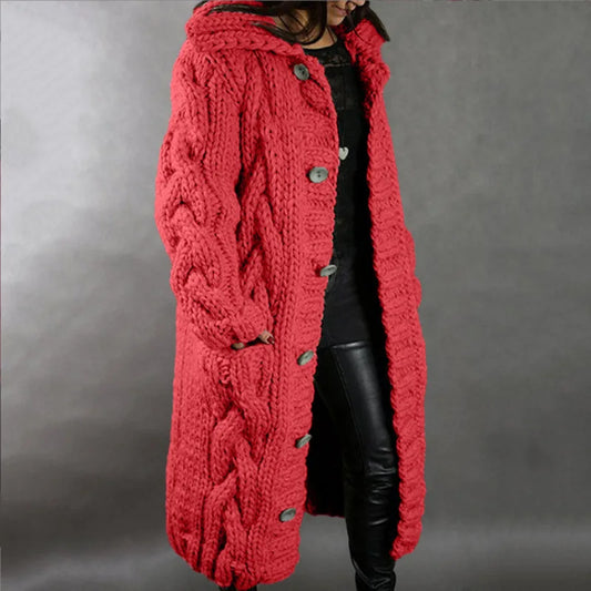 Loose Knitted Casual Long Cardigan