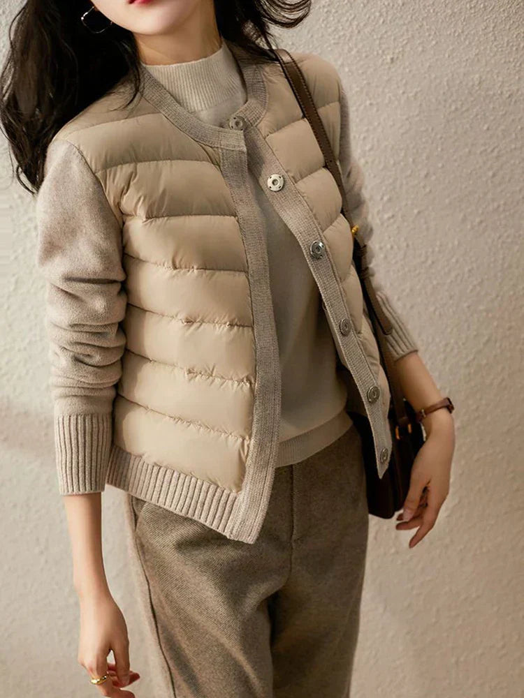 Ladies puffer jacket for women