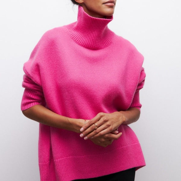 Women's turtle neck sweater