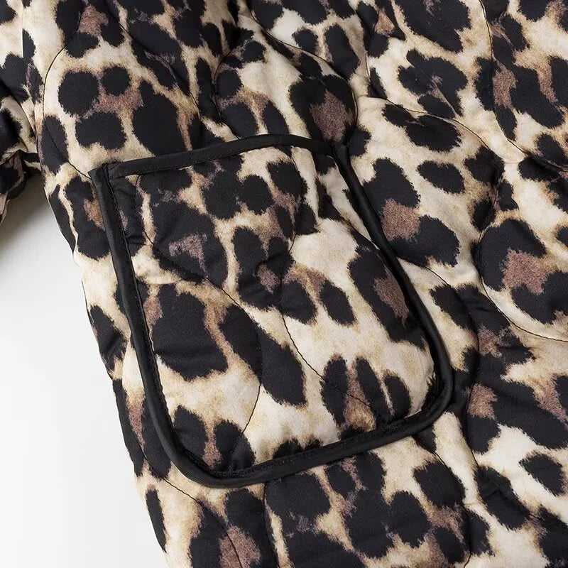 Women's leopard print cool jacket