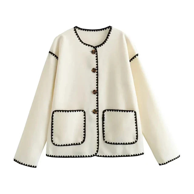 Women's button closure jacket