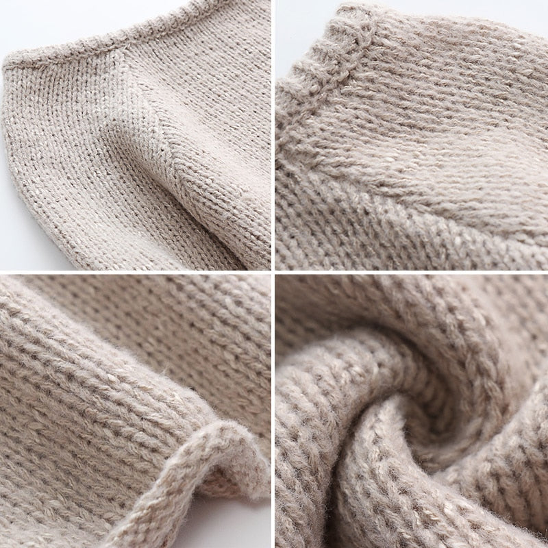 Women's knitted oversized sweater