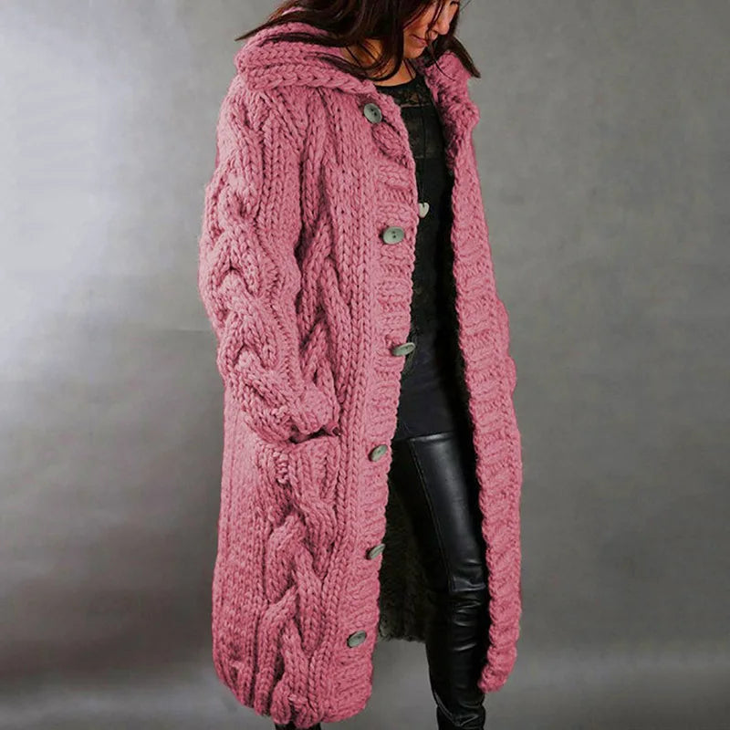 Loose Knitted Casual Long Cardigan