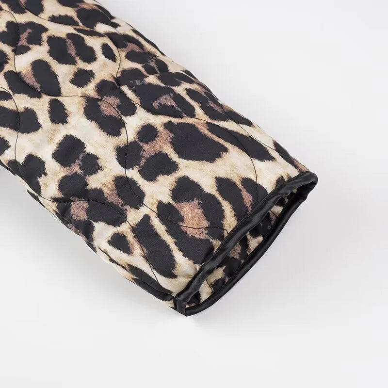 Women's leopard print cool jacket