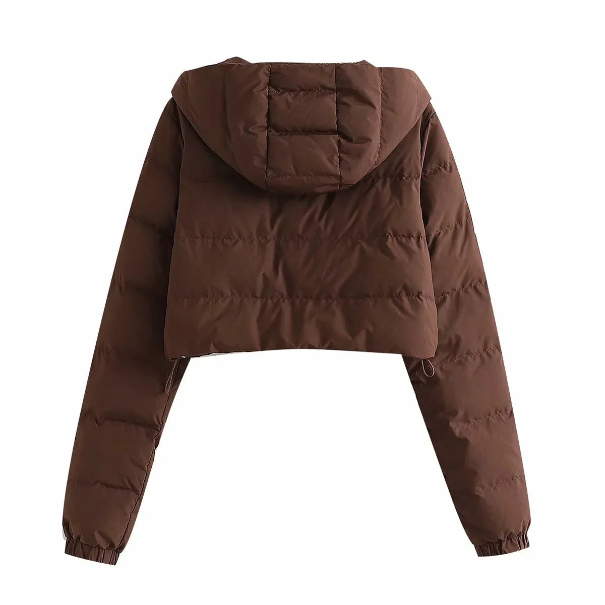 Women's autumn winter casual fleece double-faced down lapel jacket