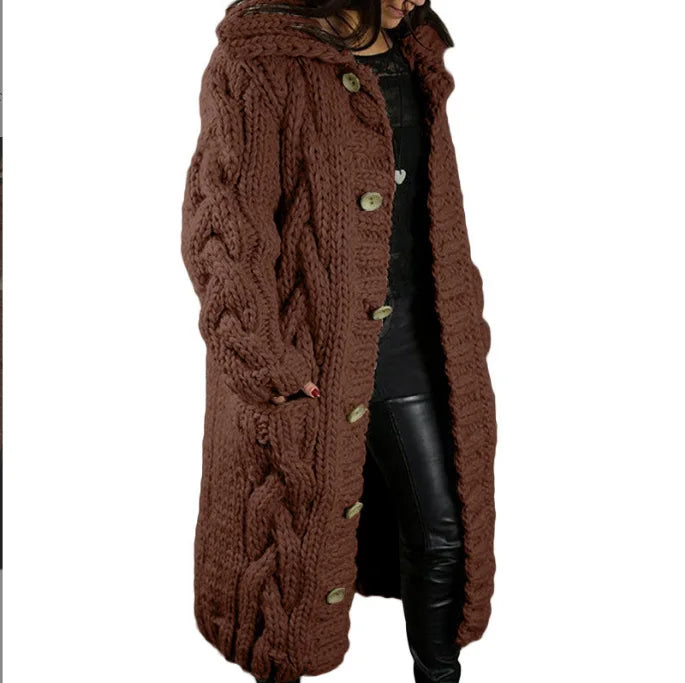 Loose Knitted Casual Long Cardigan
