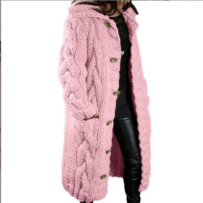Loose Knitted Casual Long Cardigan