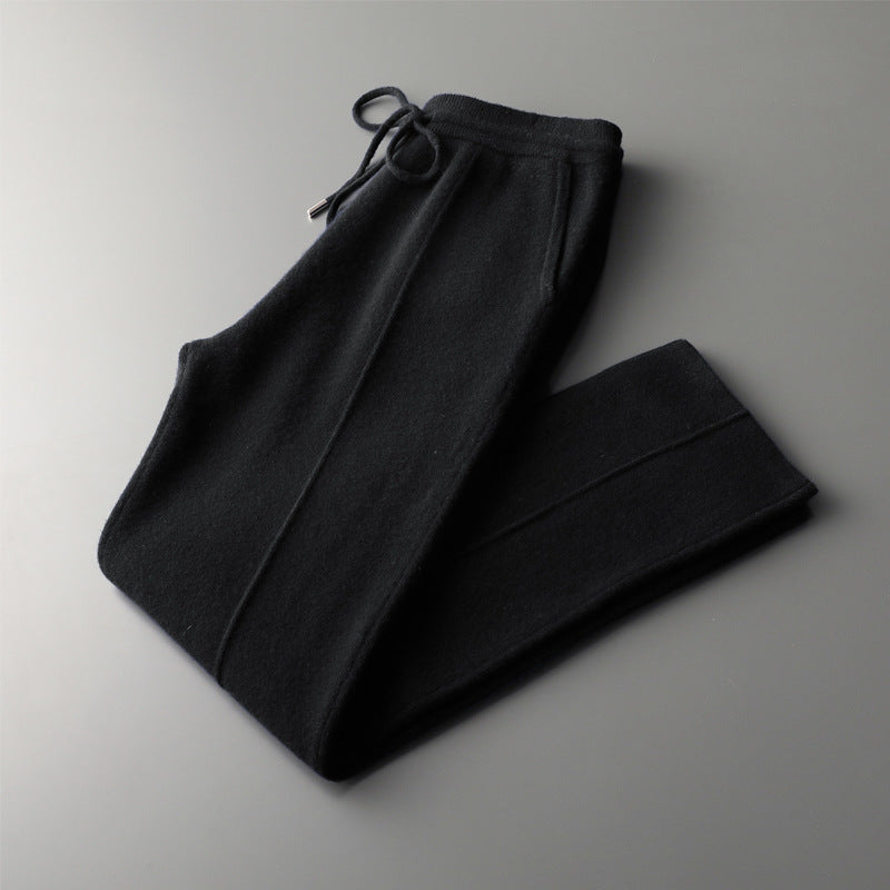 Amelia Relaxed Fit Lounge Pants | Drawstring Waist Side Pockets Lounge Pants