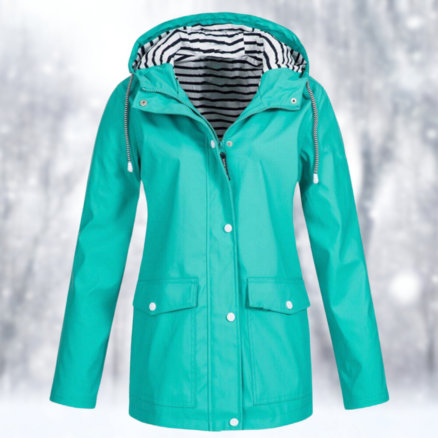 Women's waterproof and windproof jacket