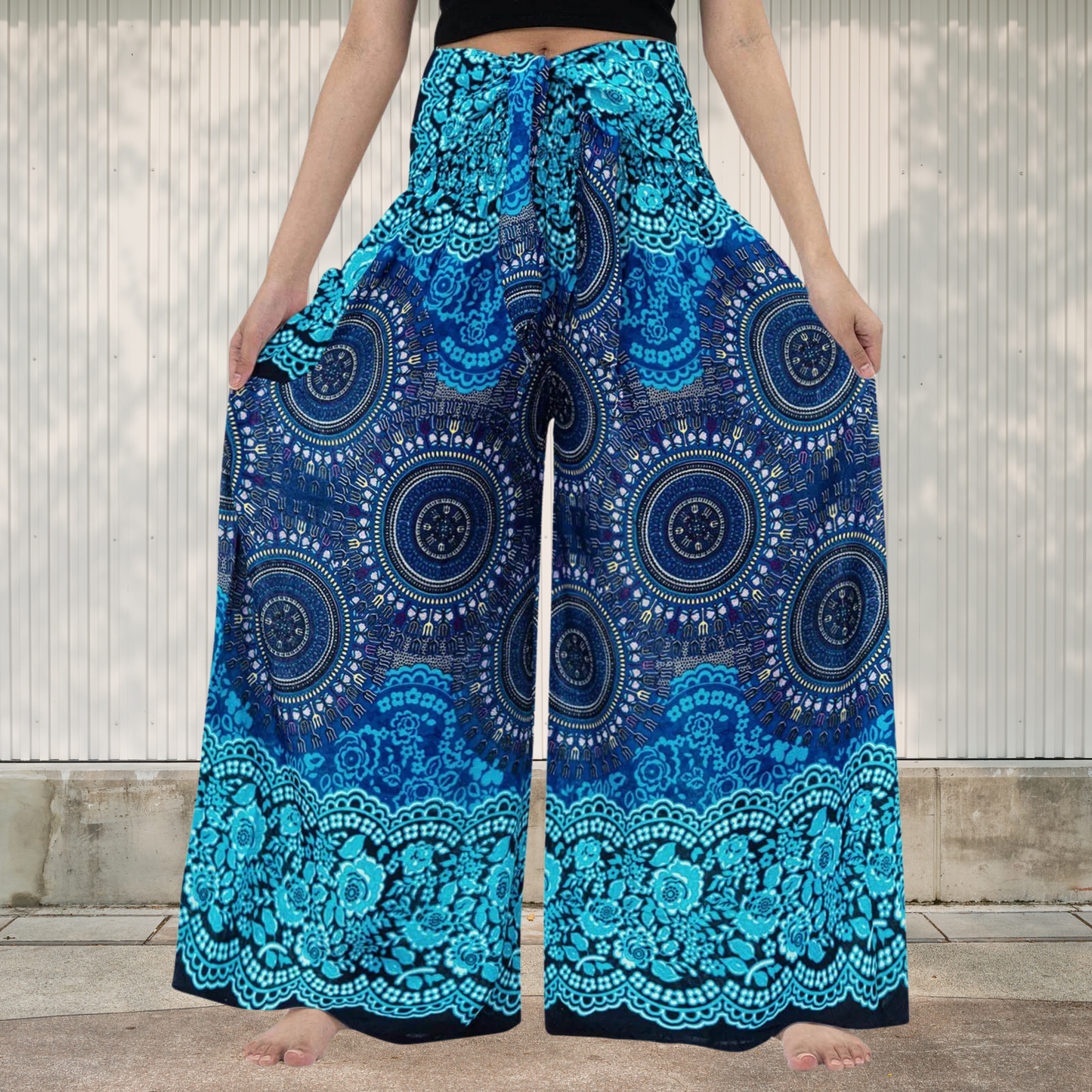 Women's vintage high waist trousers