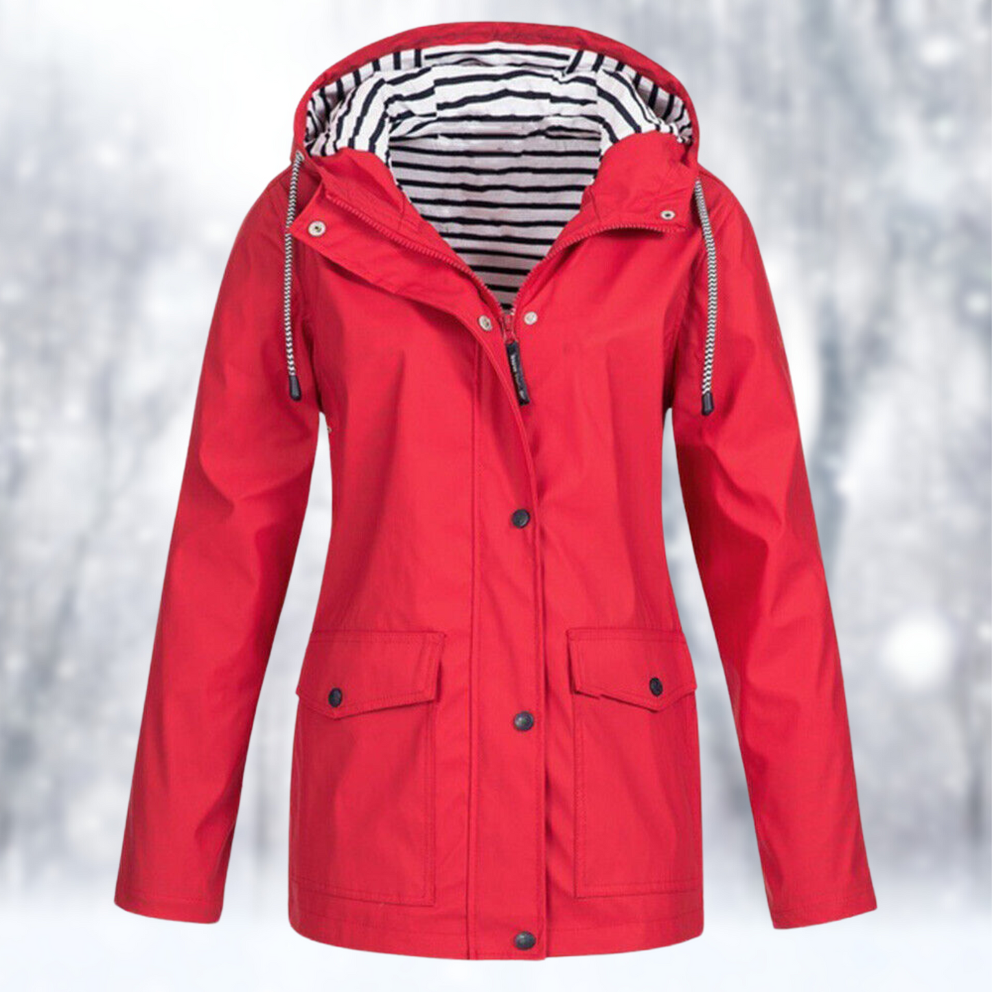 Women's waterproof and windproof jacket