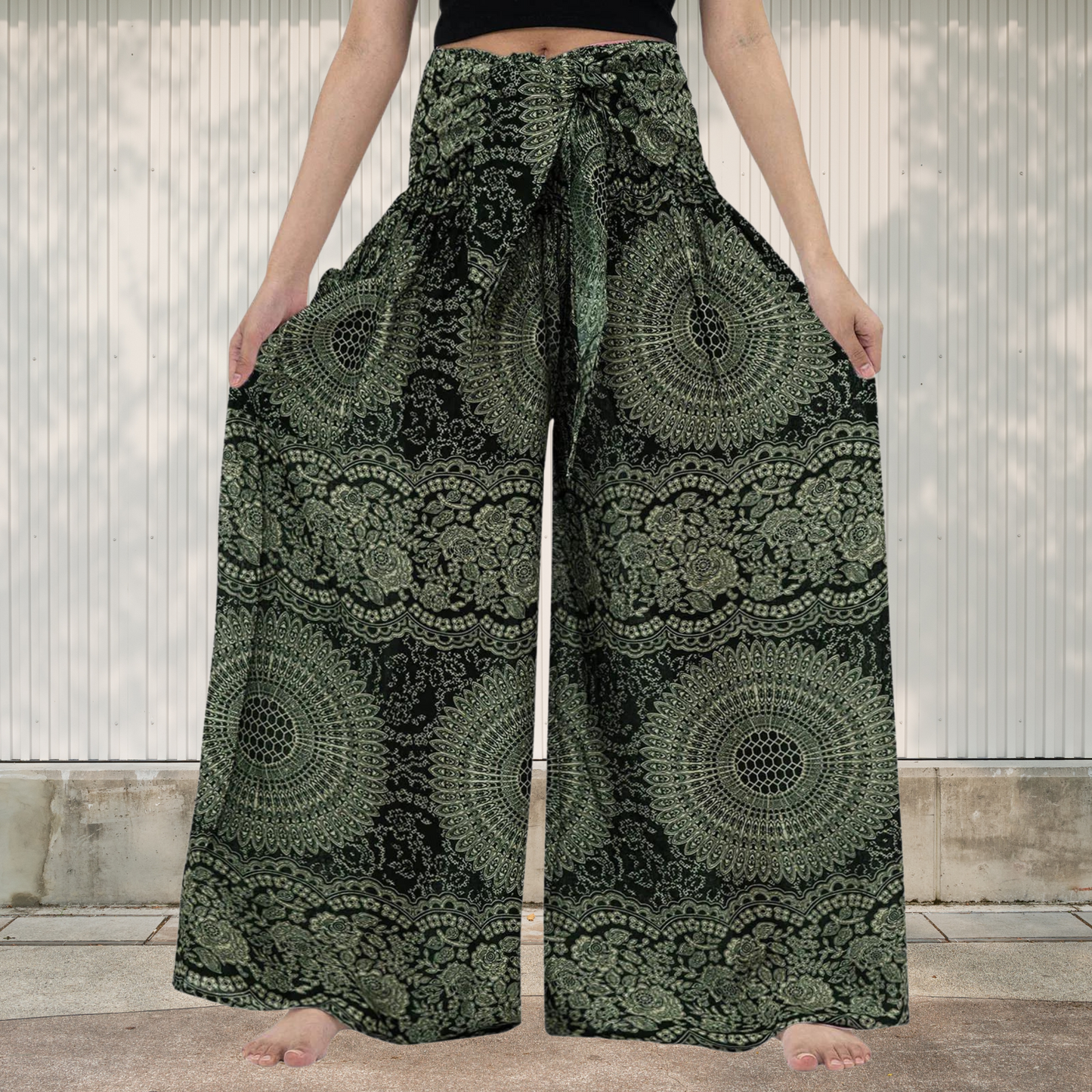 Women's vintage high waist trousers