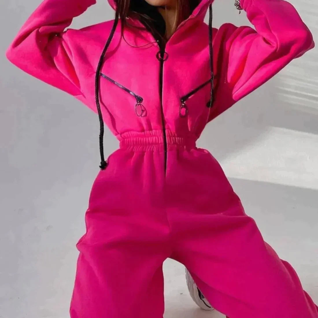 Women's elegant winter overall