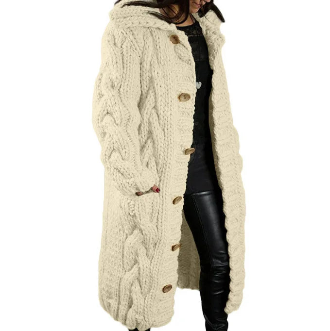 Loose Knitted Casual Long Cardigan