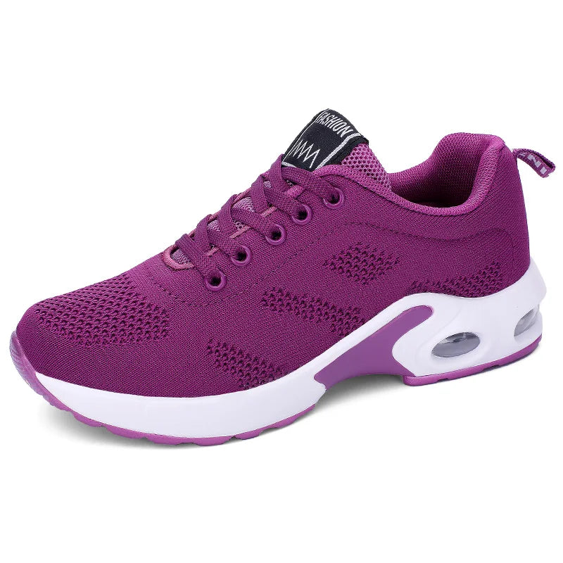 Women's breathable lightweight running sneakers