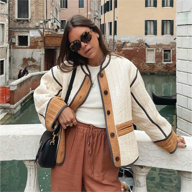 Women's unique patchwork jacket
