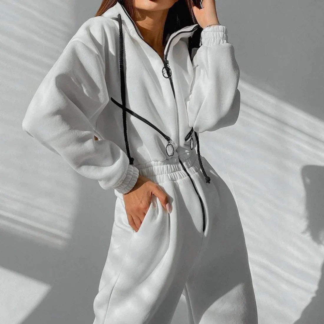 Women's elegant winter overall