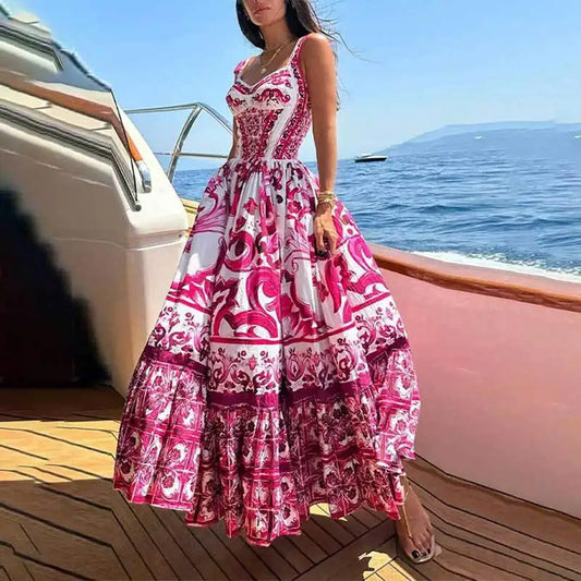 Flowing Lightweight Sleeveless Maxi Dress