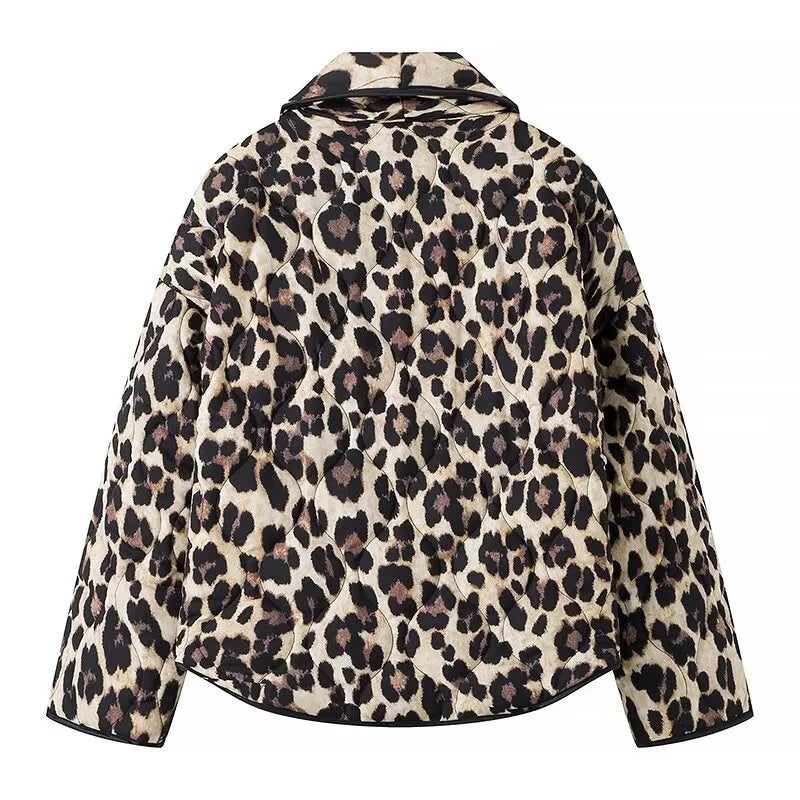 Women's leopard print cool jacket