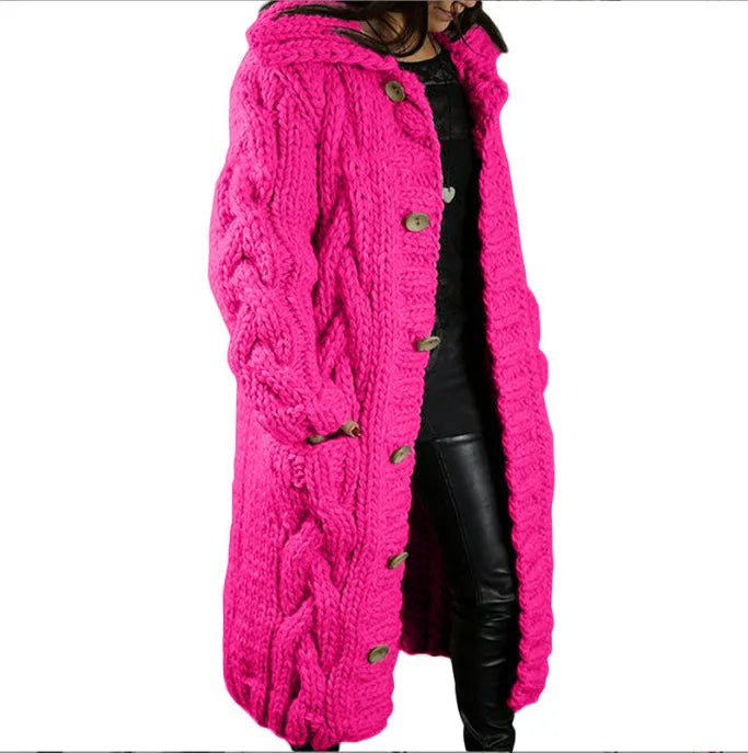 Loose Knitted Casual Long Cardigan