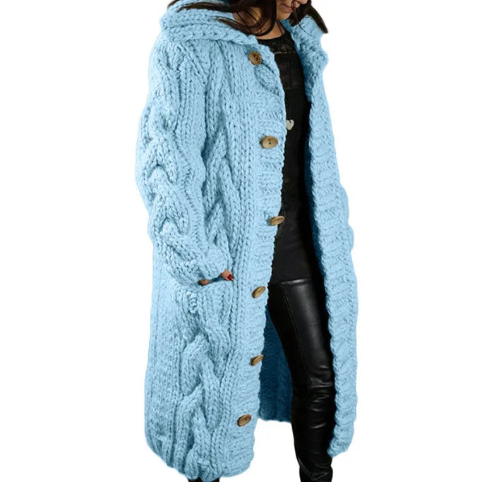 Loose Knitted Casual Long Cardigan