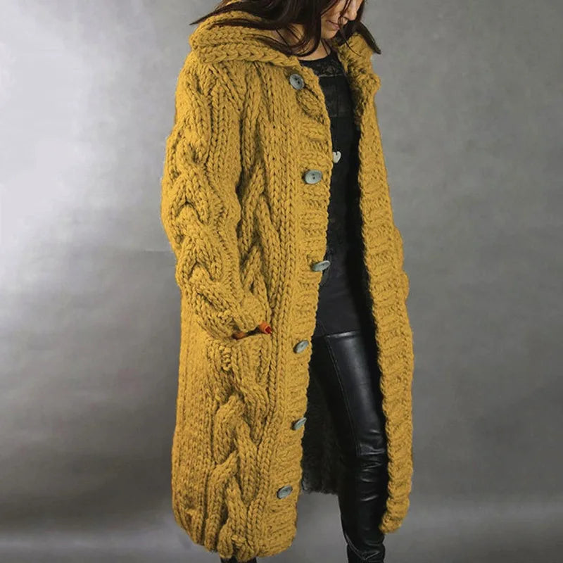 Loose Knitted Casual Long Cardigan