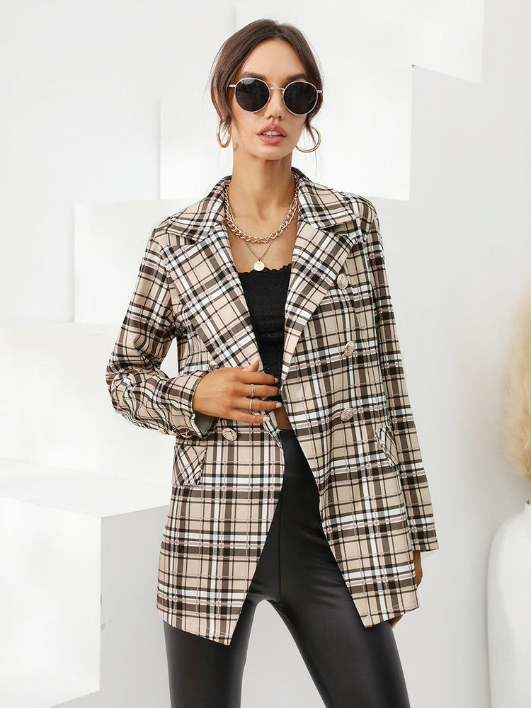 Women's double-breasted blazer