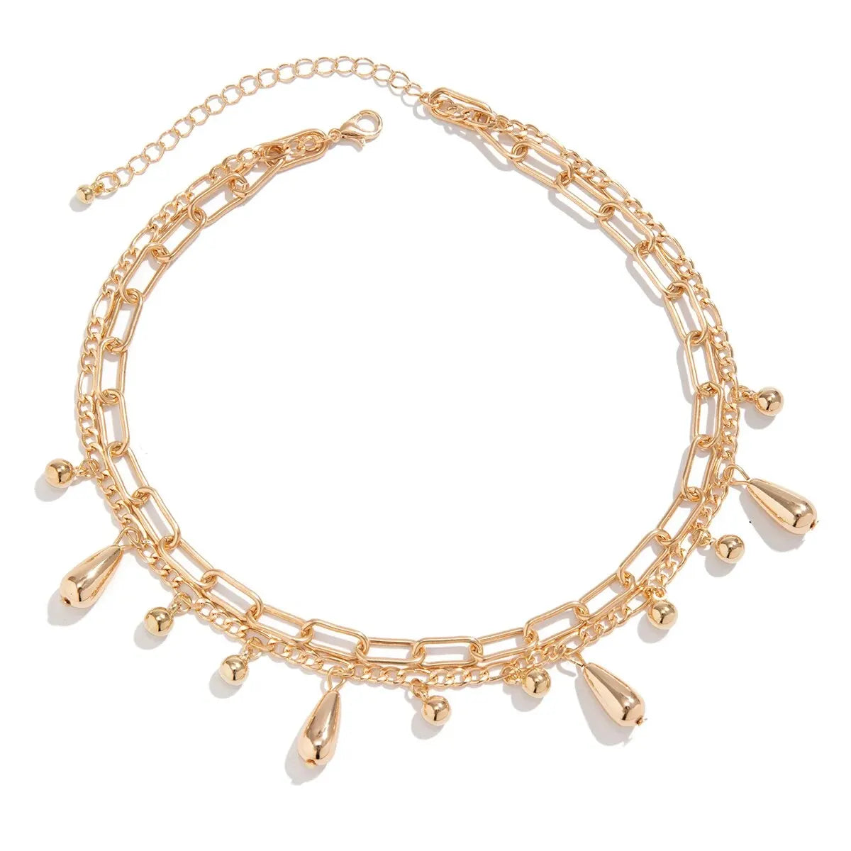 Multilayer Tassel Water Drop Necklace