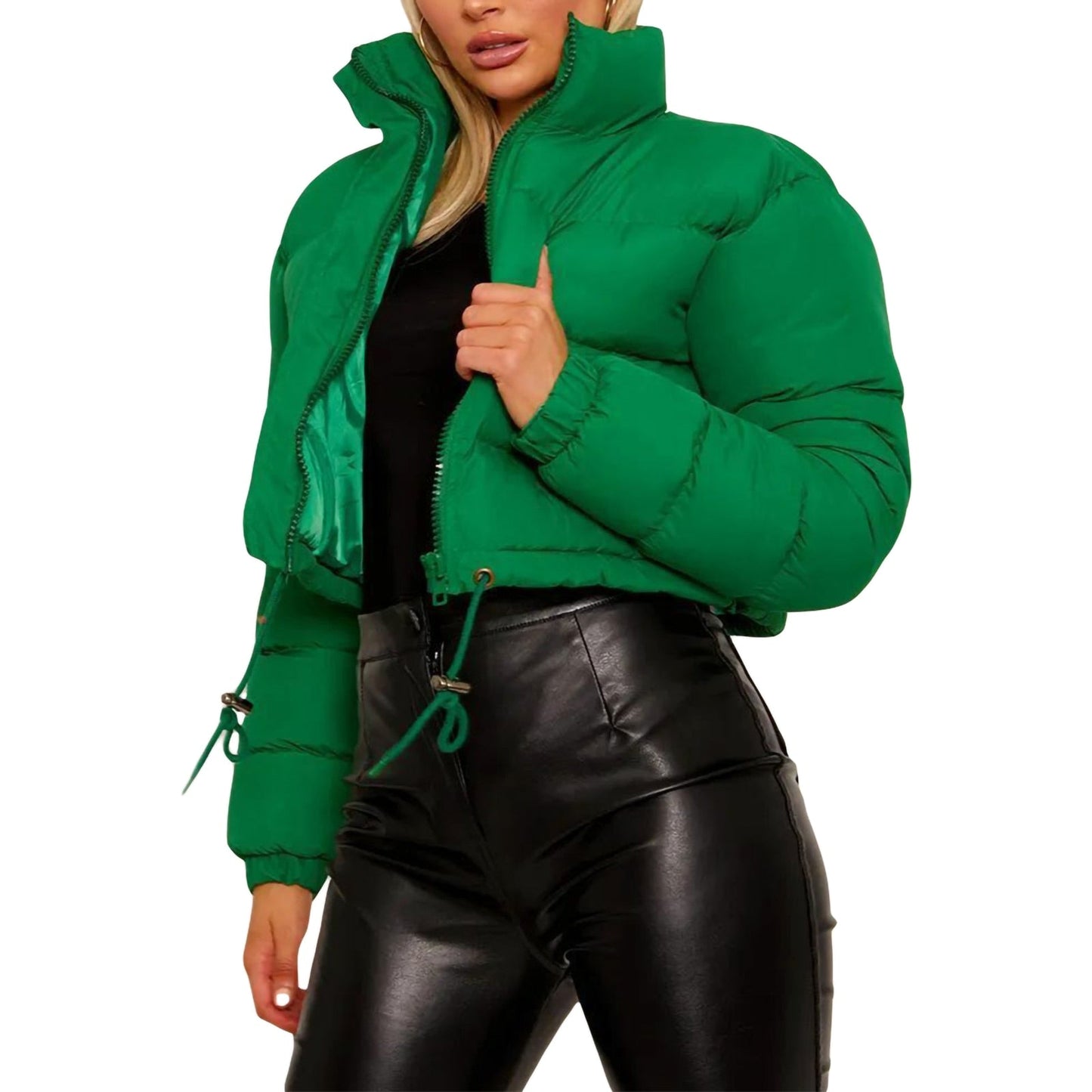 Women's warm padded winter jacket