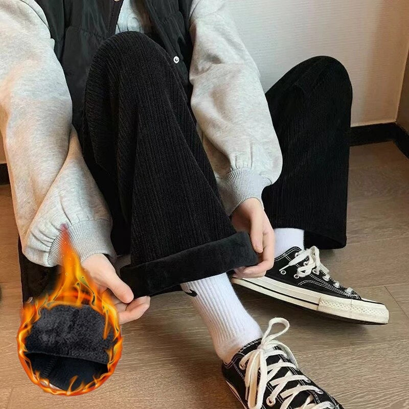 Women's winter warm plush pants