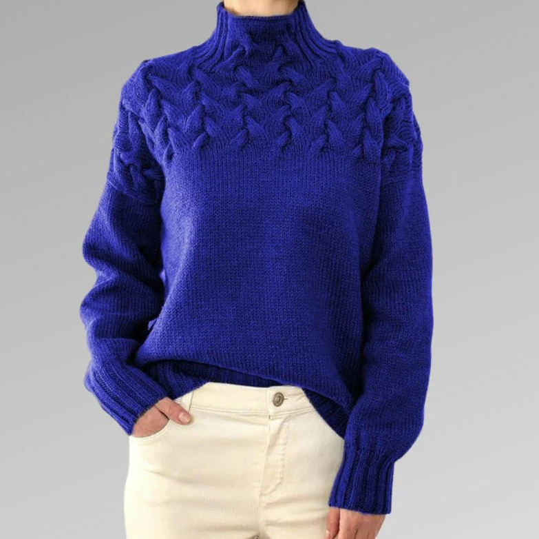 Women's elegant knitted sweater