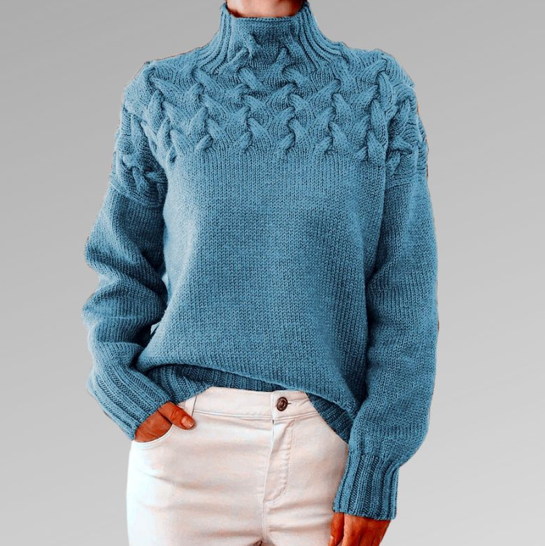 Women's elegant knitted sweater