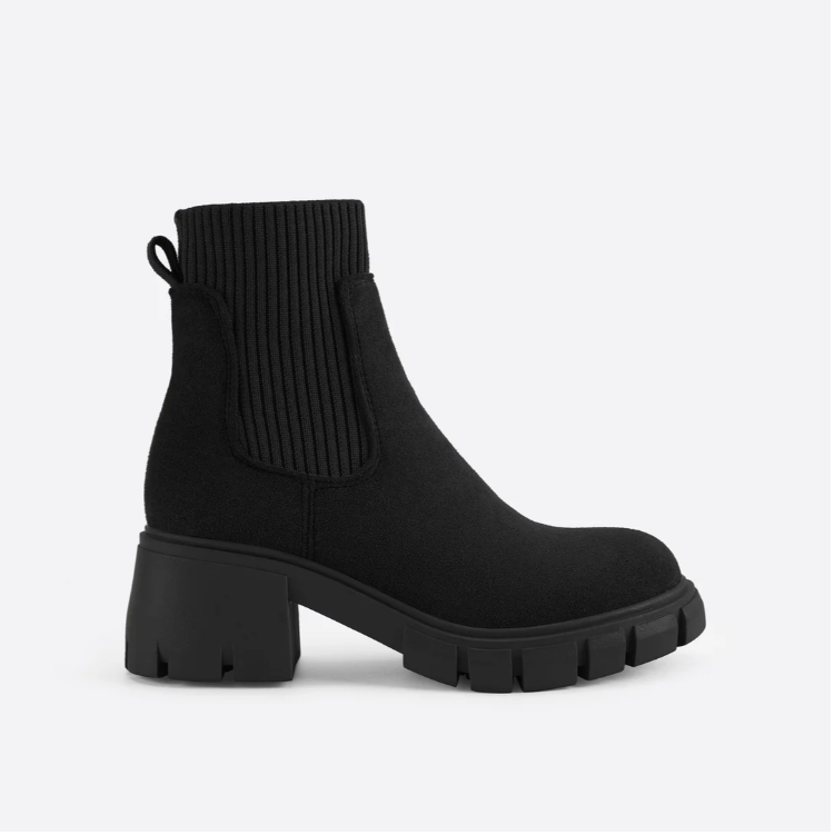 Women's thick heel ankle martin boots